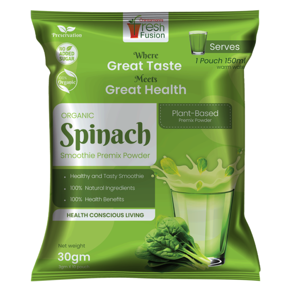 Spinach Smoothie Premix Powder (10 Sachet) 30gm